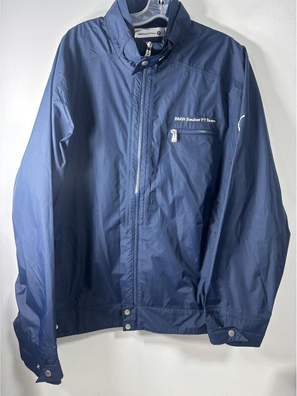 BMW Sauber F1 Team Puma Racing Jacket Windbreaker Vintage Y2K Formula XL